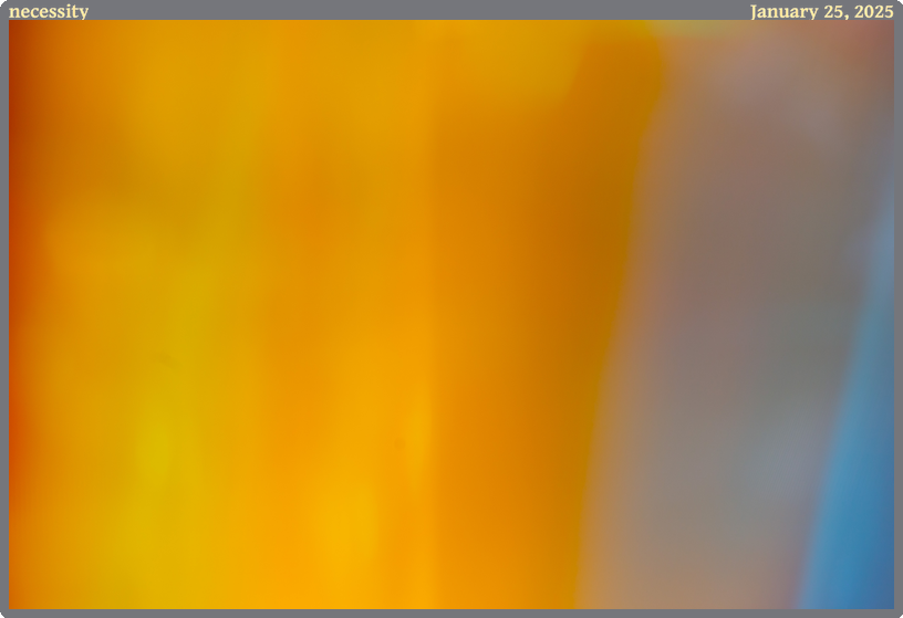 necessity, taken 2025-01-25 || Canon Canon EOS 6D | 100.0 | 1/1s @ 4.5