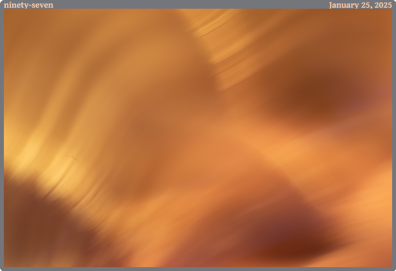 ninety-seven, taken 2025-01-25 || Canon Canon EOS 6D | 100.0 | 6/10s @ 7.1