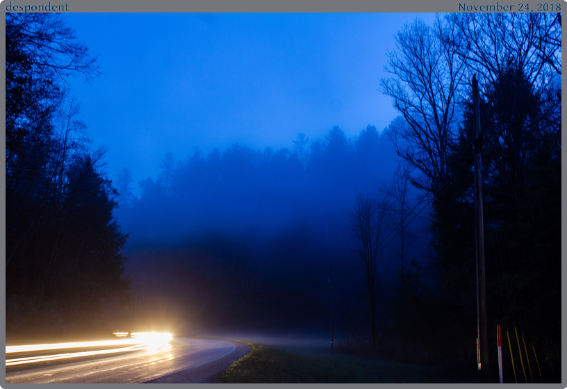 despondent, taken 2018-11-24 || Canon Canon EOS REBEL T2i | 30mm | 20s @ f/7.1