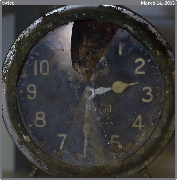 twice, taken 2013-03-14 || Canon Canon EOS REBEL T2i | 100mm | 1/25s @ f/2.8