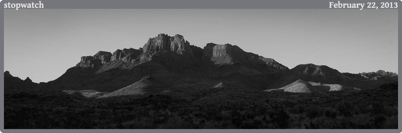 stopwatch, taken 2013-02-22 || Canon Canon EOS REBEL T2i | 55mm | 1/40s @ f/13