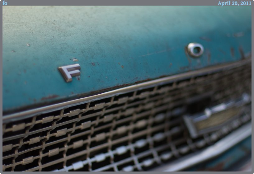 fo, taken 2011-04-20 || Canon Canon EOS REBEL T2i | 50mm | 1/1600s @ f/1.4