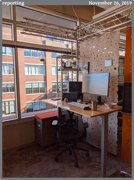 reporting, taken 2019-11-26 || Google Pixel 2 | 4442mm | 1/1800s @ f/1.8