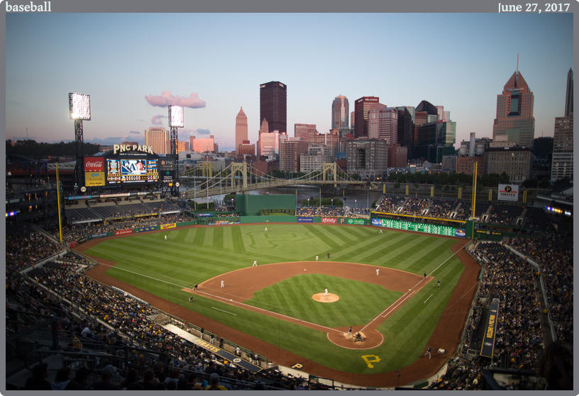 baseball, taken 2017-06-27 || Canon Canon EOS 6D | 24mm | 1/80s @ f/1.4
